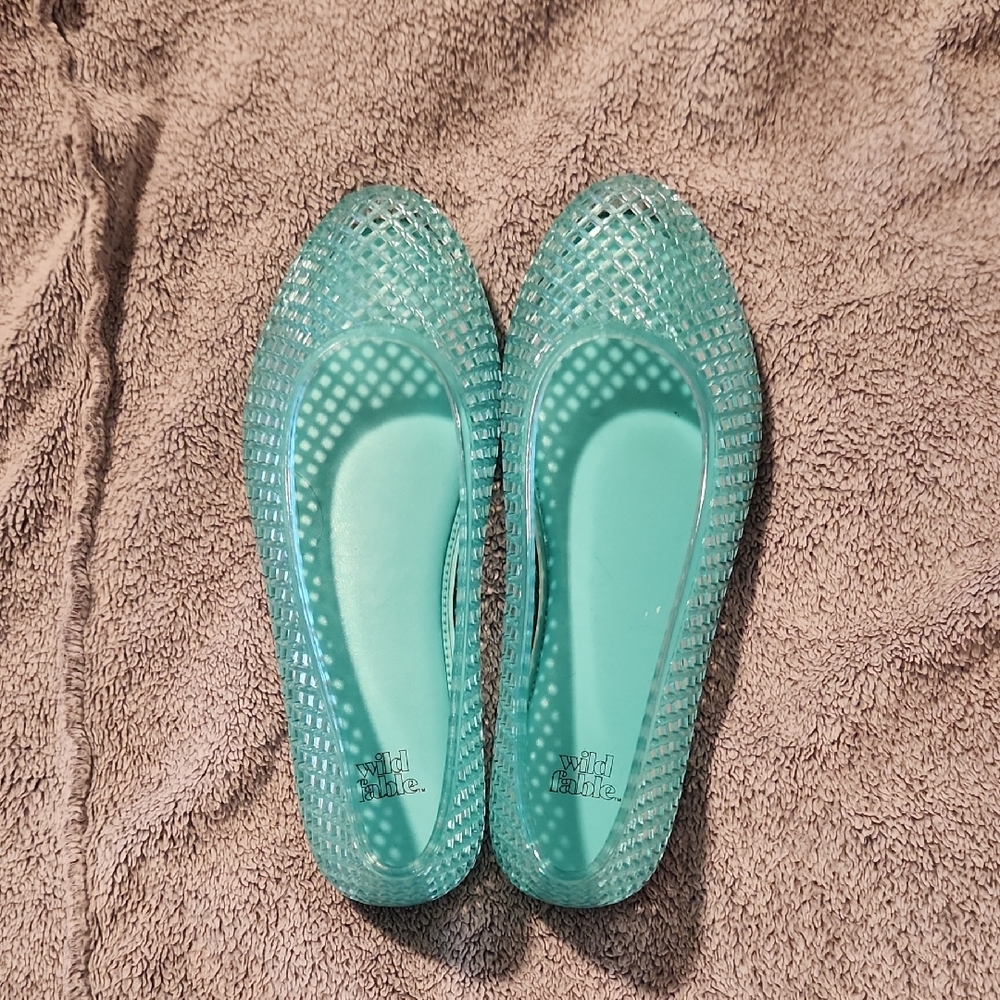 Wild Fable Women's Teal Mesh Flats